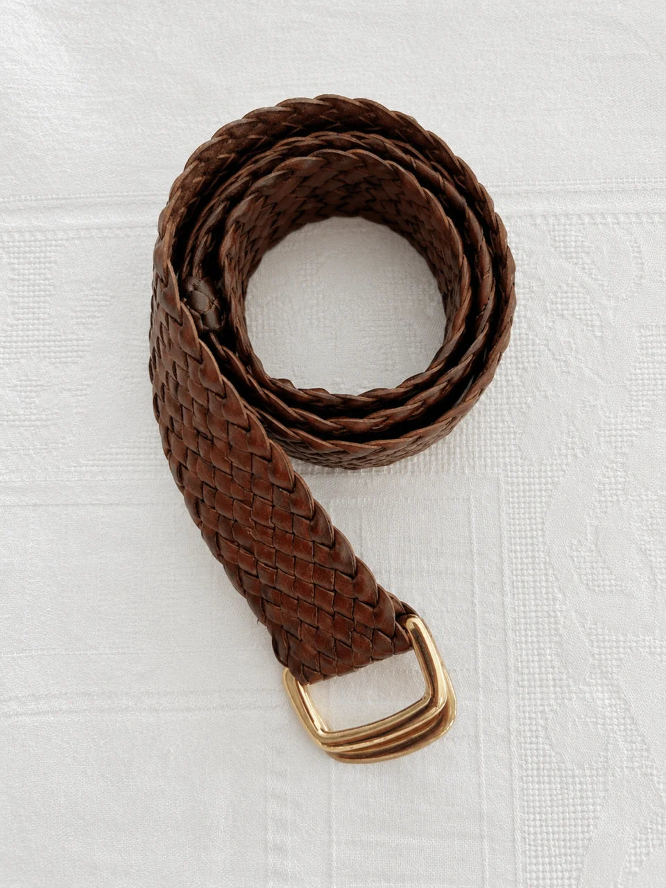 The Whaler 12 plait leather belt