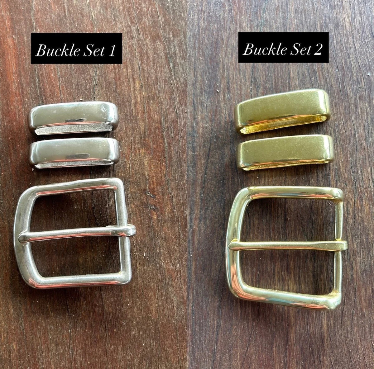 Custom plain leather belt