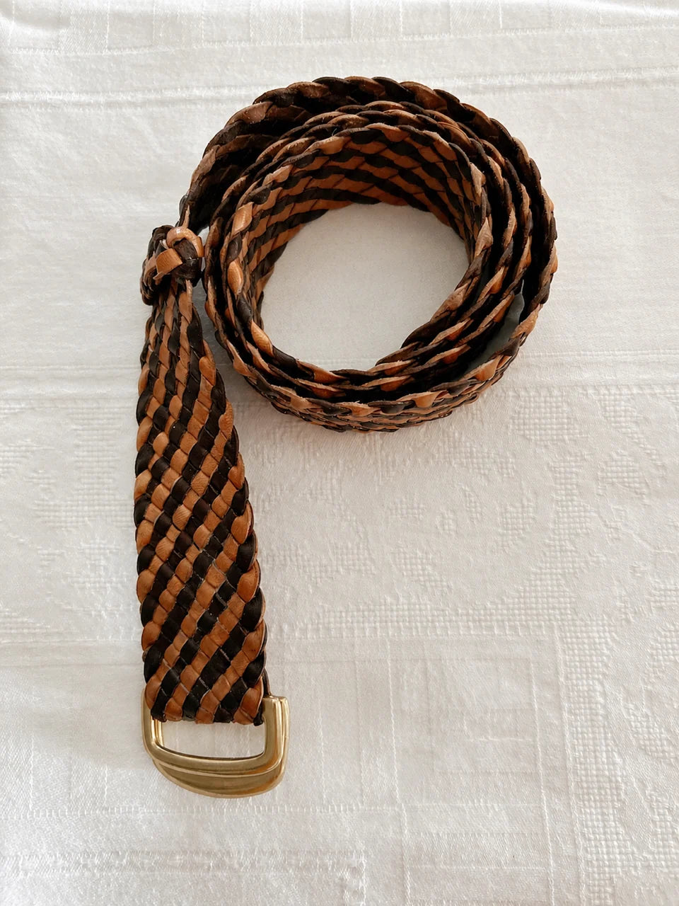 The Pinto 12 plait leather belt